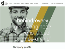 Tablet Screenshot of dieselenginesonline.com